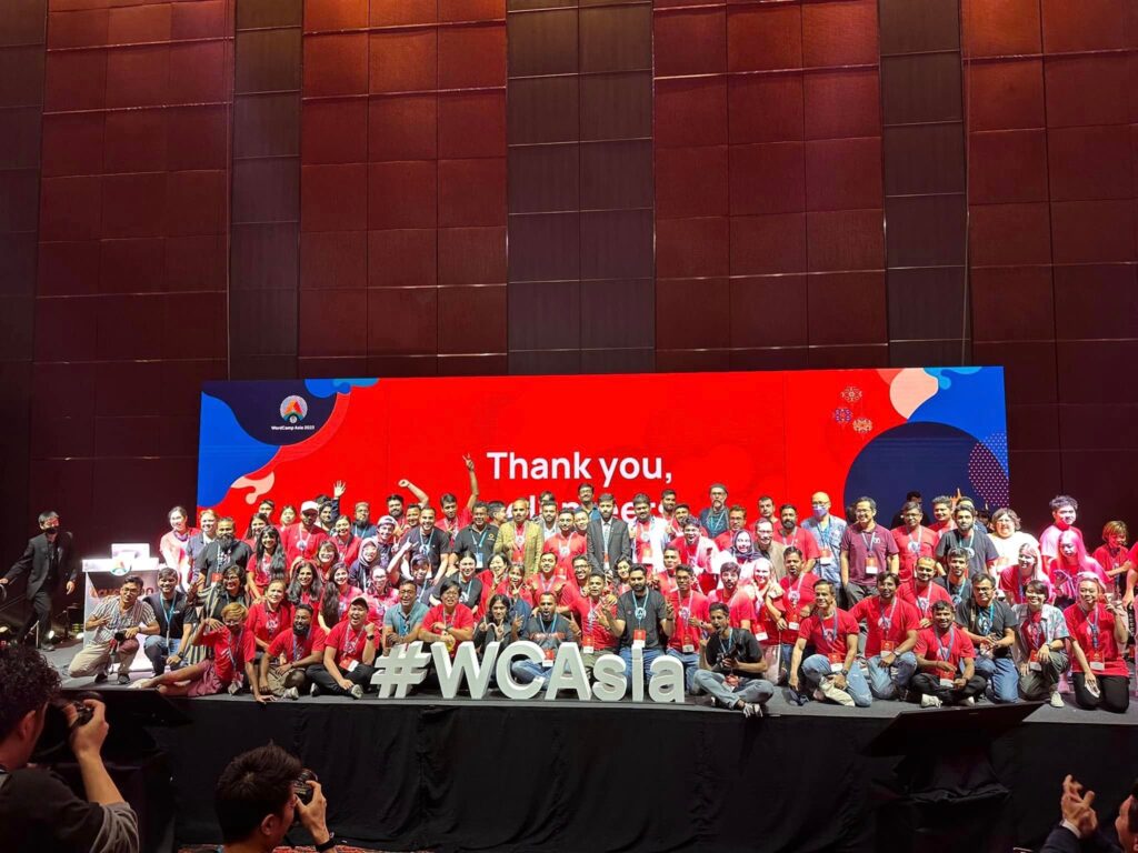 WordCamp Asia 2023 stage