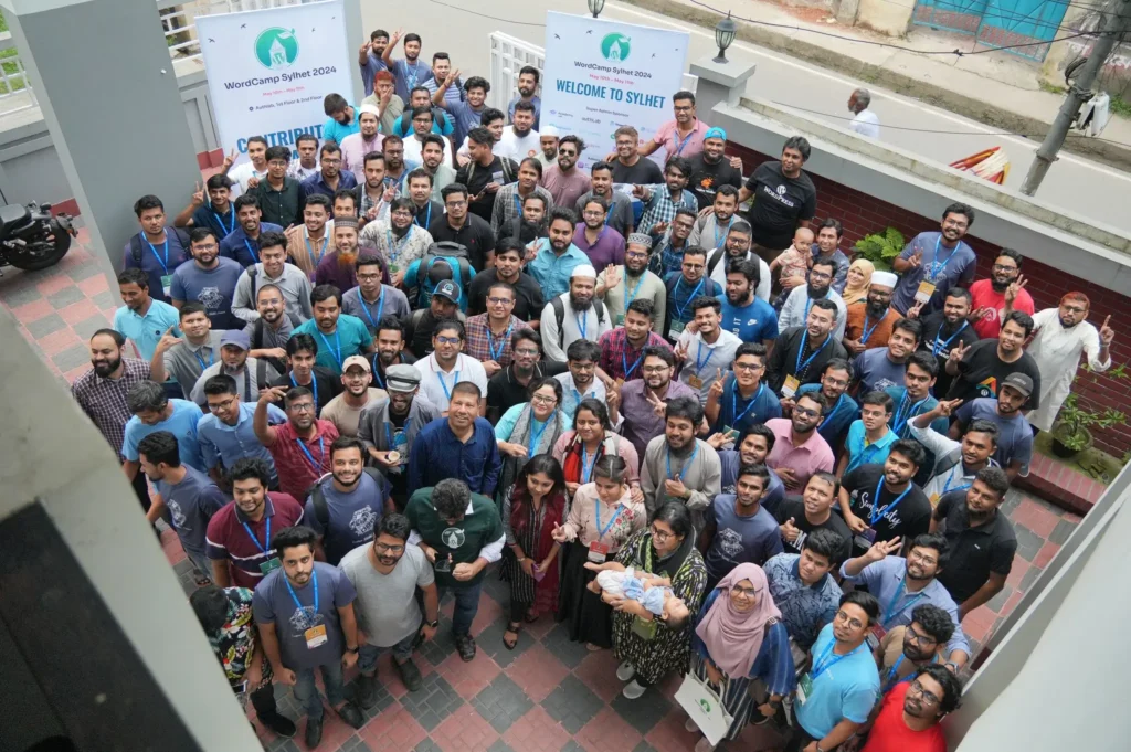 wordcamp sylhet 2024 group photo