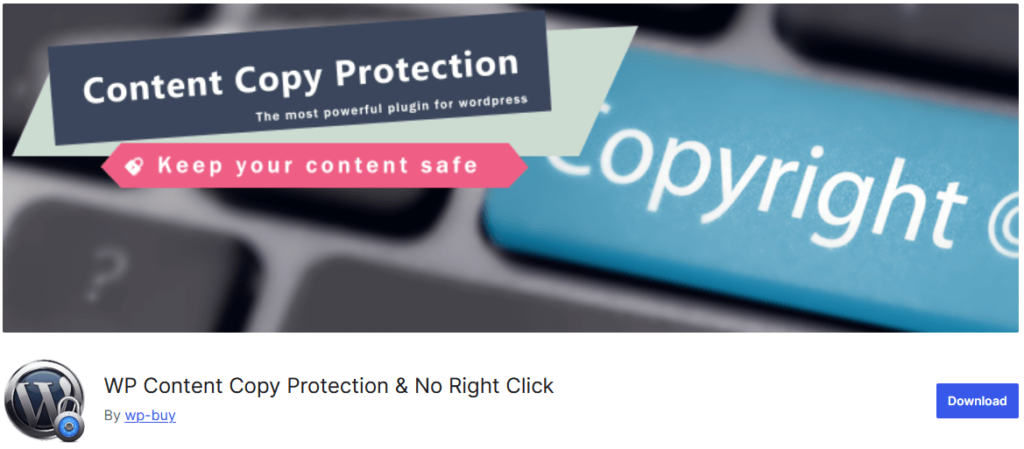 WP Content Copy Protection & No Right Click